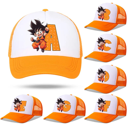 Dragons Ball Baseball Cap Cartoon Anime Figure Goku Printed Hat Athleisure Adjustable Hats Sport Casual Fashion Birthday Gift
