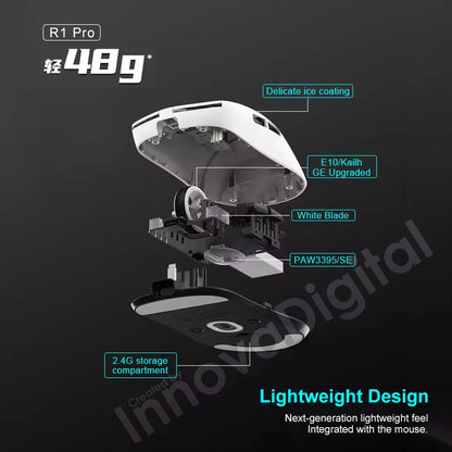 ATK VXE Dragonfly R1 Pro MAX kabellose Gaming-Maus PAW3395 R1 SE Plus Custom-Esports-FPS-Maus, wiederaufladbare leichte Maus