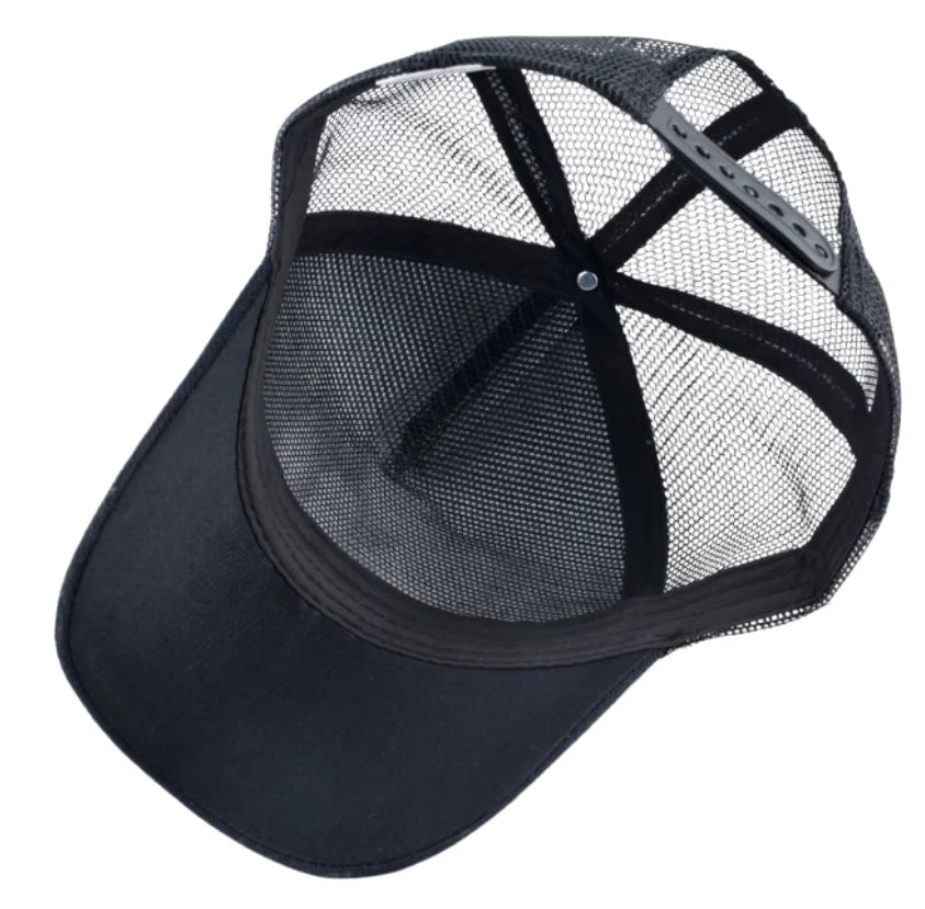 Wolf-Patch-Stickerei-Mesh-Baseballcap, verstellbare Fashion-Hip-Hop-Trucker-Cap für Herren und Damen, Outdoor, atmungsaktiv, mit Schirm, Snapback-Hut, Geschenk