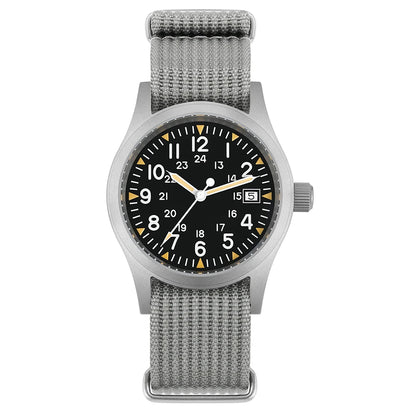 Militado ML05 38mm Quartz Watch Miyota 2035/Ronda 515 Movement Watches Domed Sapphire Crystal Luminous 100m Waterproof Watches