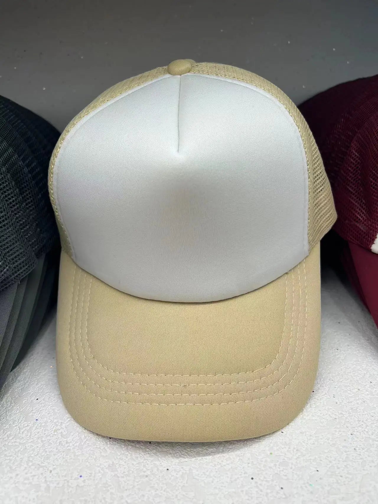 Customized Logo Mesh Baseball Caps Men Women 5 Panel Cheaper Trucker Hats Sports Team Snapback Caps Summer Sun Dad Hat Gorras