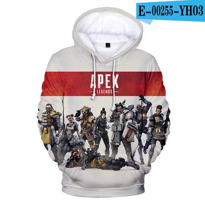 Personality 3D Printed Game Apex Legends Hoodies Sweatshirts Men Women High Quality Hoody Game Long Sleeve Plus Size Hoodies