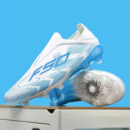 Chaussures de Football pour hommes, bottes de Football ultralégères pour adultes, crampons d'intérieur, antidérapants, Fg sur gazon, confortables, nouvelle collection