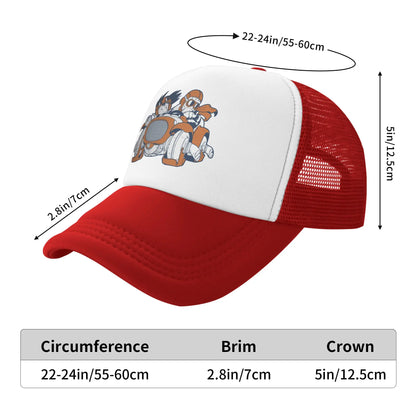 Goku Muten Roshi Dragon Ball Z Baseball Caps Sport Sun Hat Anime DBZ Hats Breathable Polyester Trucker Cap Summer Trucker Caps