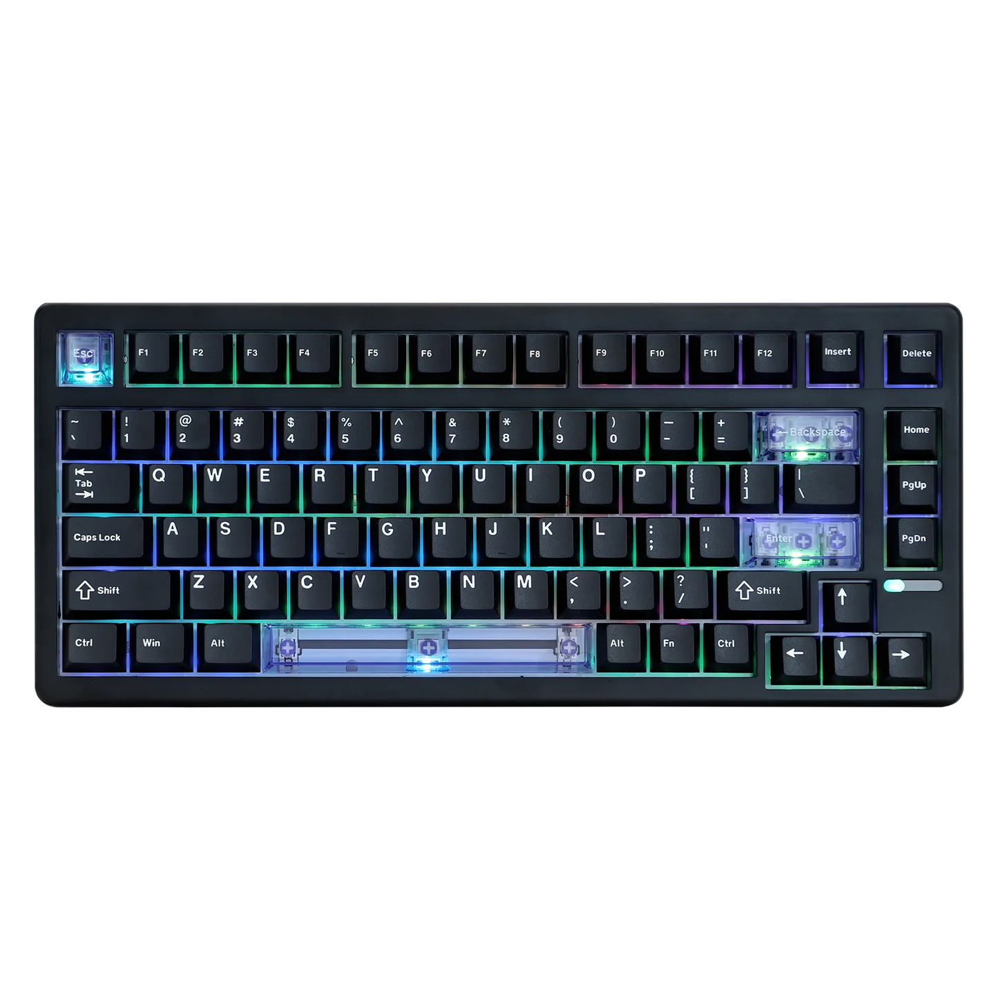 EPOMAKER HE80 75% Layout QWERTY US Tastiera meccanica magnetica cablata Hot-Swap Creamy Gasket con effetto Hall, DKS SOCD per PC/Mac