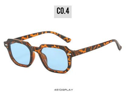 Men's Small Frame Sunglasses Can Customized Prescription Glasses Casual Blue Sunglasses For Travel And Driving