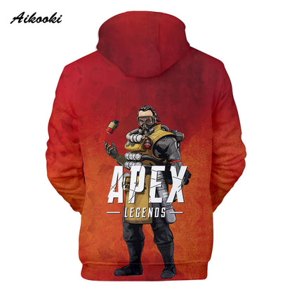 Personality 3D Printed Game Apex Legends Hoodies Sweatshirts Men Women High Quality Hoody Game Long Sleeve Plus Size Hoodies