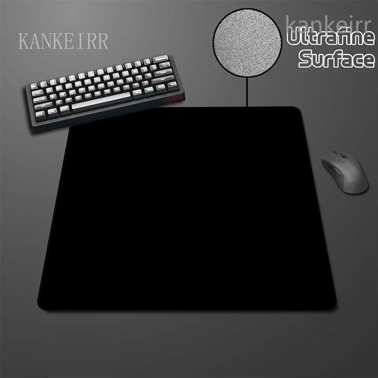 Black Speed Mouse Pad Pure Color High Elastic Non-slip Bottom Gaming Mouse Mat Premium E-Sports Mousepad Ultrafine Surfa Deskmat