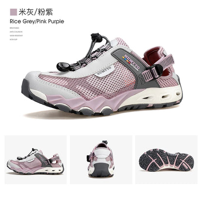 HUMTTO Men Upstream Shoes Outdoor Trekking Wading Aqua Shoes Breathable Mesh Quick drying ankle women  water Sneakers Non-slip