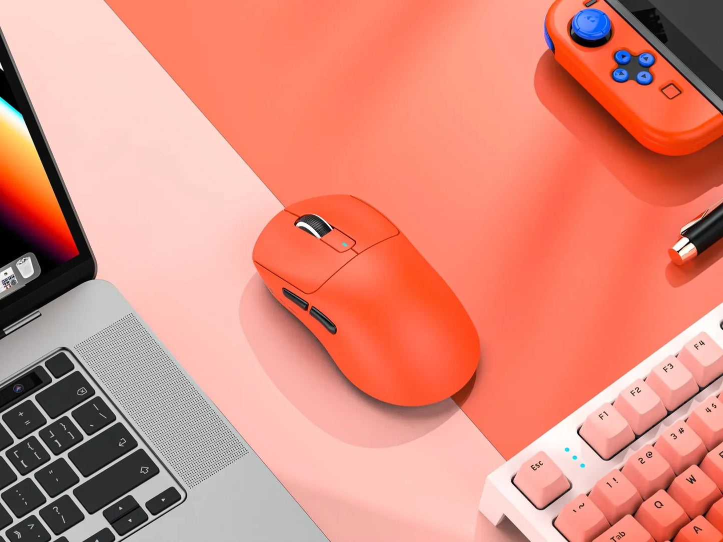 ATTACK SHARK X3 Ultra-Light Wireless Gaming Mouse, Tri-Mode Bluetooth & 2.4G, PAW3395 26000 DPI, 55g Rechargeable Gaming Mouse for PC, Mac, PS & Xbox