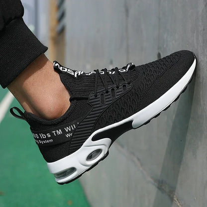 Sommer-Herrenschuhe aus Mesh, lässige Sportschuhe, Frühlings- und Sommerschuhe, leichte Tennis- und Walking-Schuhe, schwarze Sneaker, Verkaufsschlager 2025