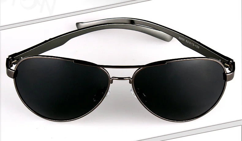 Classic Polarized Pilot Sunglasses For Male Driving Black Sun Glasses Men's Vintage Eyewear Gafas De Sol 8955
