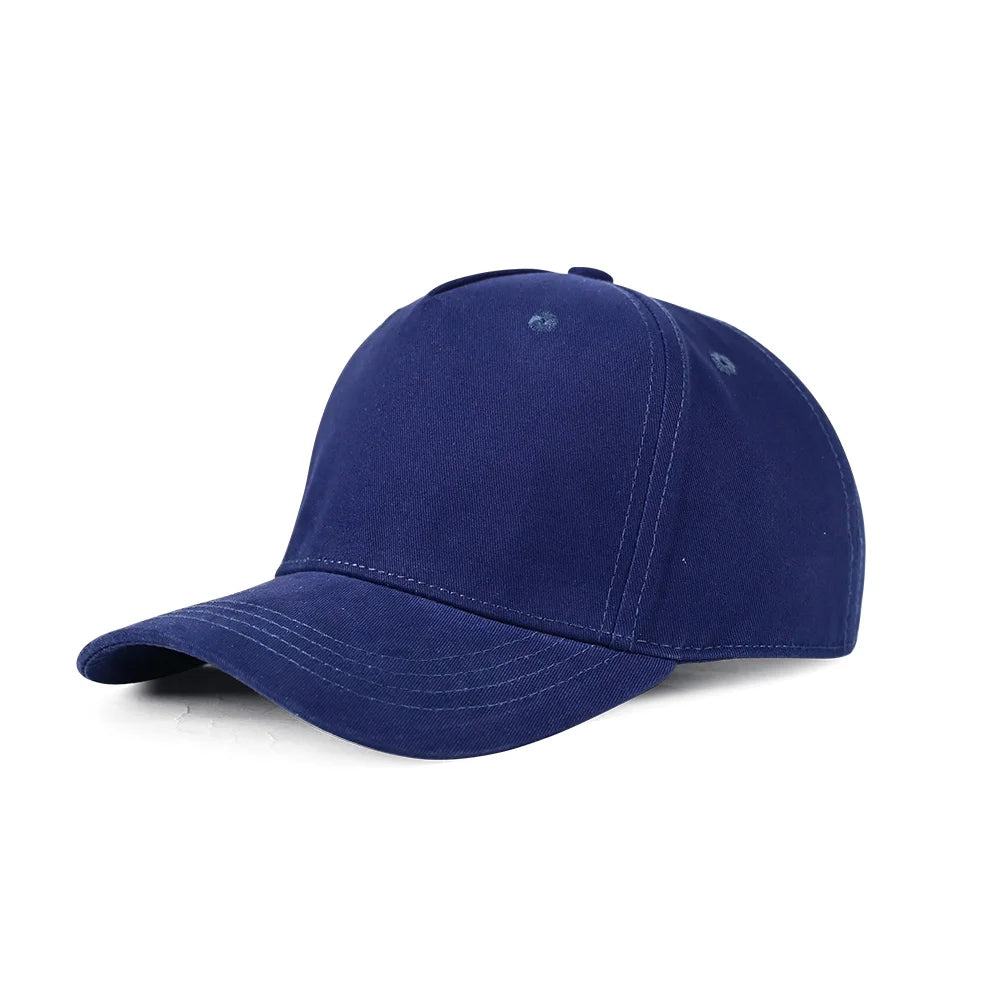 Wholesale Solid Color No LOGO Letters Cotton Hat Black White Hat Baseball Cap Fashion High Quality Men Visor Lady Leisure SunHat