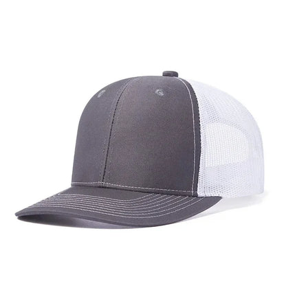 Hot Sale Summer Mesh Baseball Cap Men Women Slight Curved Snapback Trucker Hat Unisex Casual Outdoor Breathable Dad Cap Gorras