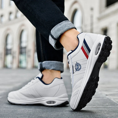 Chaussures de sport pour hommes grande taille respirant confortable résistant à l'usure Snekaers semelle souple chaussures de course plates décontractées pour homme