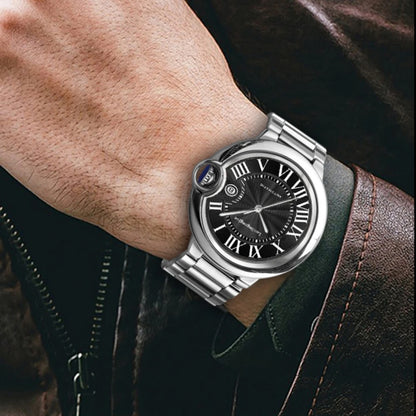 European and American Style High-End Business Series Men's Mechanical Watches, Automatic Winding, Skeleton Design, High Aesthetic Value, Light Luxury, Fashionable, Casual, Versatile, Trendy Men's Watches for Social Guys, the