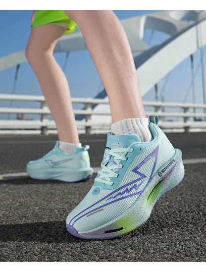 Running Shoes Speciality Men Marathon Sports Carbon Board Breathable Ultralight Women Comfy Athletic Cushion Stability Sneakers