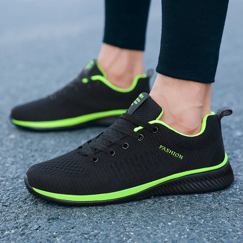 Men Running Walking Knit Shoe Casual Sneakers Breathable Sports Running Athletic Gym Lightweight Outdoor Women Shoes Size38-47