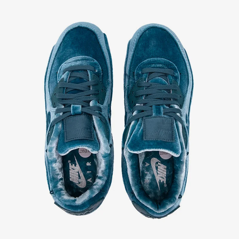Nike Authentic Air Max 90 Blue Velvet Dámske športové topánky s vzduchovým vankúšikom DO2194-001