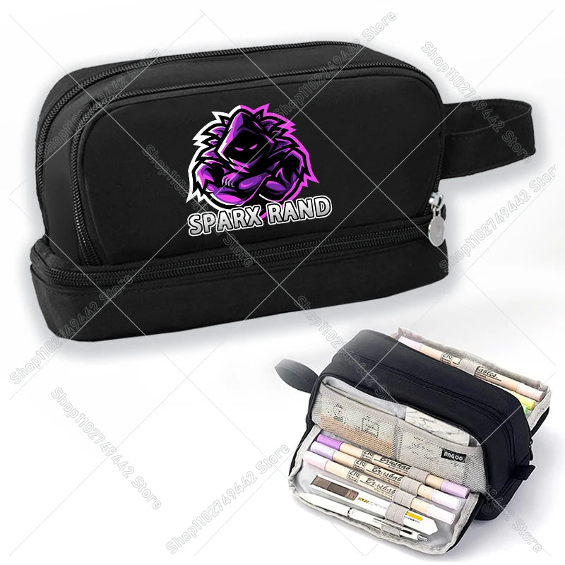 Game Anime Fortnites Student Pencil Case Cute Boy Girl Pencil Bag High-capacity Pencilcase Nylon Pen Case School Kids Stationery