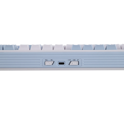 EPOMAKER TH108 100% Full Size Hot-Swap Gasket-Mounted Wired/Bluetooth/2.4Ghz Wireless Mechanical Keyboard with 10000mAh Battery