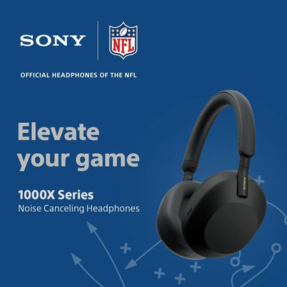 Sony WH-1000XM5 kabellose Noise-Cancelling-Kopfhörer – Premium-Bluetooth-5.2-Over-Ear-HiFi-Headset mit 30mm-Treiber, Mikrofon und langer Akkulaufzeit