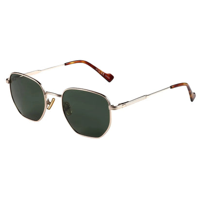 ZENOTTIC Fashion Hexagon Polarized Retro Sunglasses for Men Women-Vintage Metal Frame Design UV Protection Trendy Fashion Shades