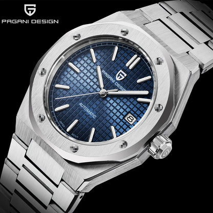 PAGANI DESIGN PD1673 Miyota 8215 Men's Fashion Watch 40MM Sport Automatic Mechanical Stainless Steel 100M Waterproof Watch