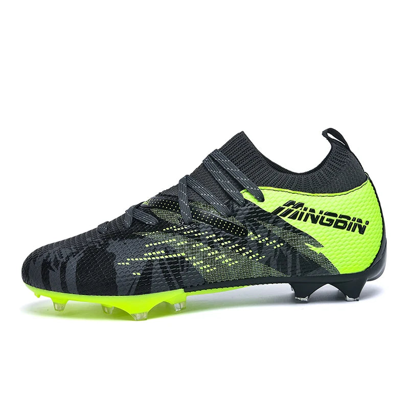 Tacchetti da calcio turf professionali da uomo, scarpe da calcio con mesh traspirante per ragazzi, sneakers antiscivolo da uomo Society Chuteira