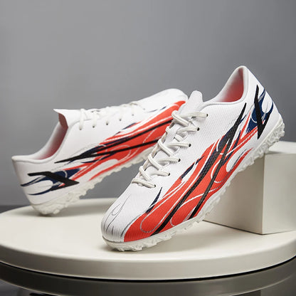 Large Size 46 47 Football Shoes for Men Training Sports Matches Artificial Grass TF Spike Cross-Border Shoe Male Footwear