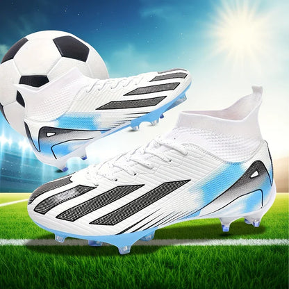 New Men Football Boots Cleats Boys Ultralight Sport Soccer Shoes Adult Professional Non-Slip Comfortable Training Match Grass