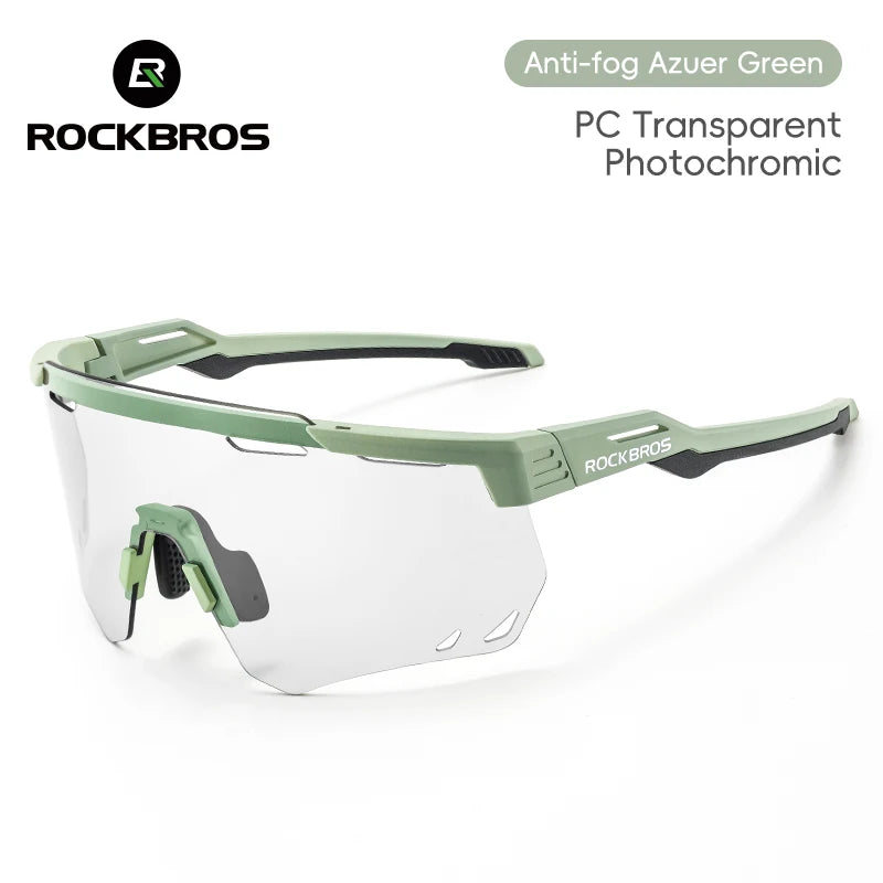 ROCKBROS Cycling Glasses MTB Road Bike Eyewear Driving Golf Goggles Protection Sports UV400 Sunglasses Polarized/Photochromic