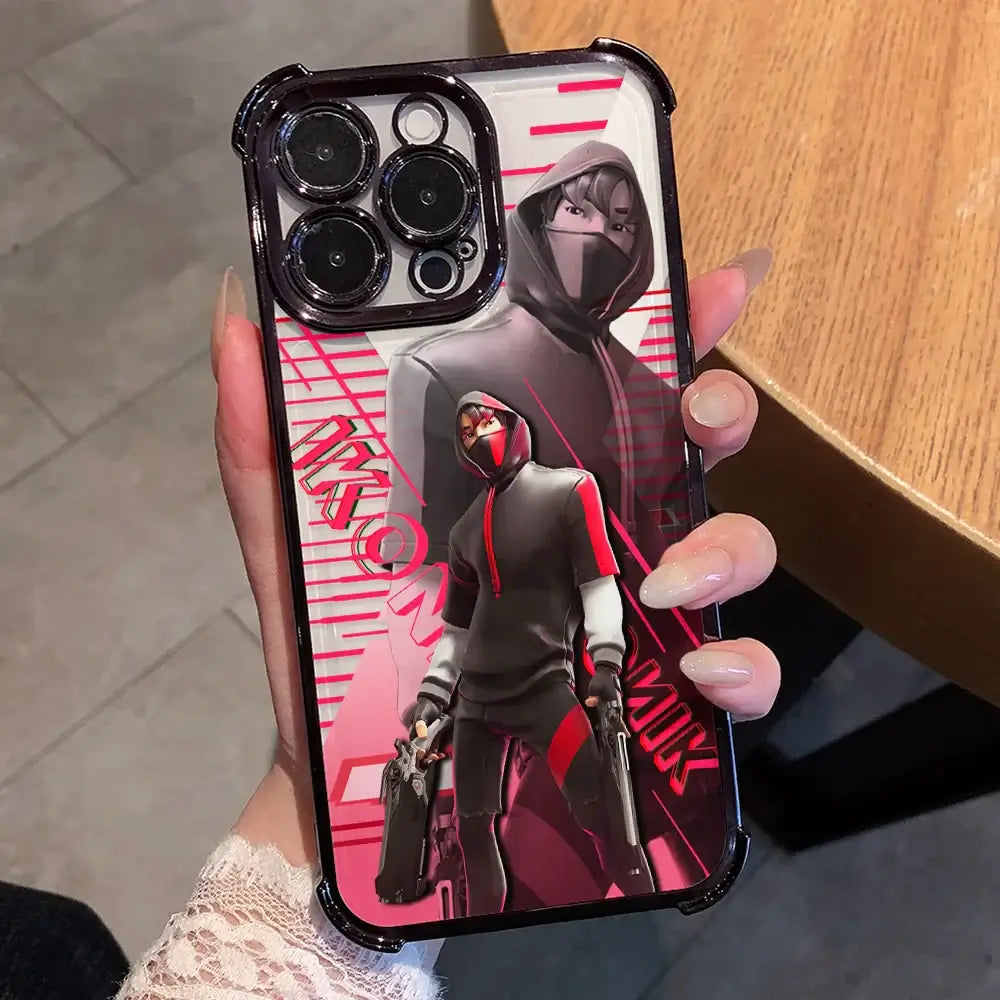 Калъф за телефон Cartoon Games F-Fortnite с покритие за Xiaomi 15T 15 14 13 Poco M7 F7 F4 F5 X7 X6 X5 Pro Ultra 4G 5G, против падане, с въздушна възглавница
