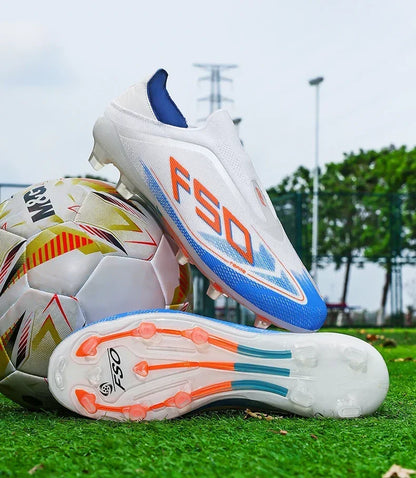 New Men Football Boots Non-Slip Boys Soccer Shoes Grass Cleats High-quality Match Sneakers Hot-selling Outdoor High-top Light