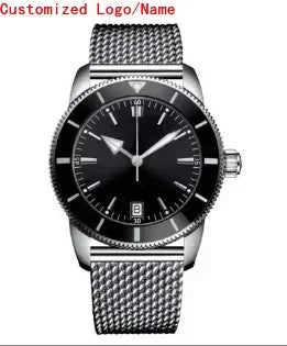 High luxury Superocean Wristwatch Automatic Mechanical Rose Gold Sport Watches Stainless Steel Black Ceramic Bezel Customized