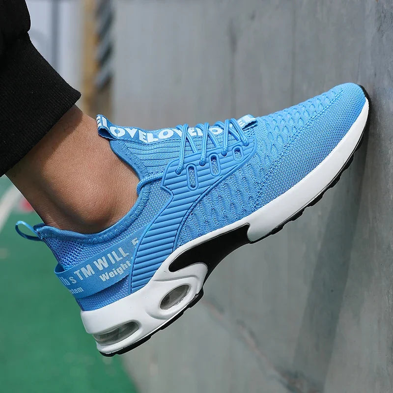 Sommer-Herrenschuhe aus Mesh, lässige Sportschuhe, Frühlings- und Sommerschuhe, leichte Tennis- und Walking-Schuhe, schwarze Sneaker, Verkaufsschlager 2025