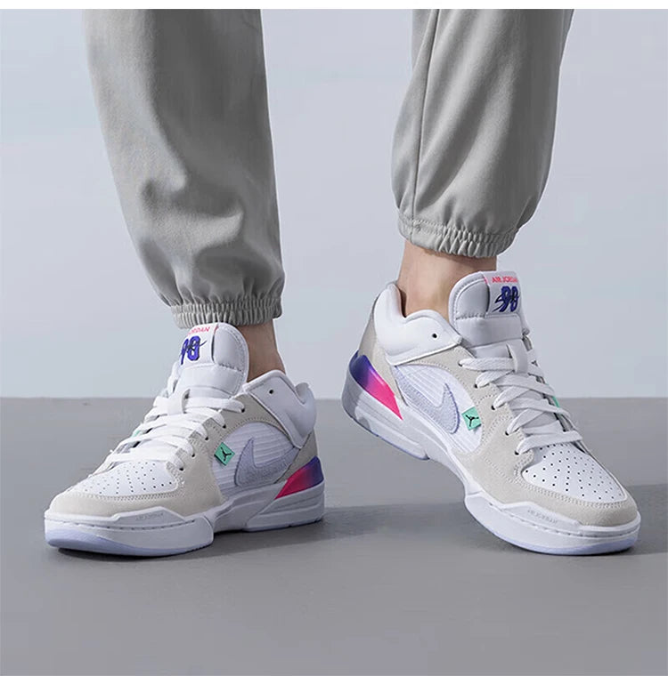 Nike – originálne nové pánske retro priedušné polstrované voľnočasové topánky HF5756-151