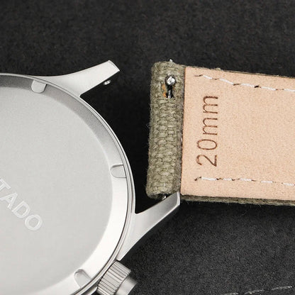 Militado VK61 VK67 Quartz Chronograph Watch 39mm 316L Stainless Steel Case 3 Dial Waterproof 100M  Multifunction Military Watch