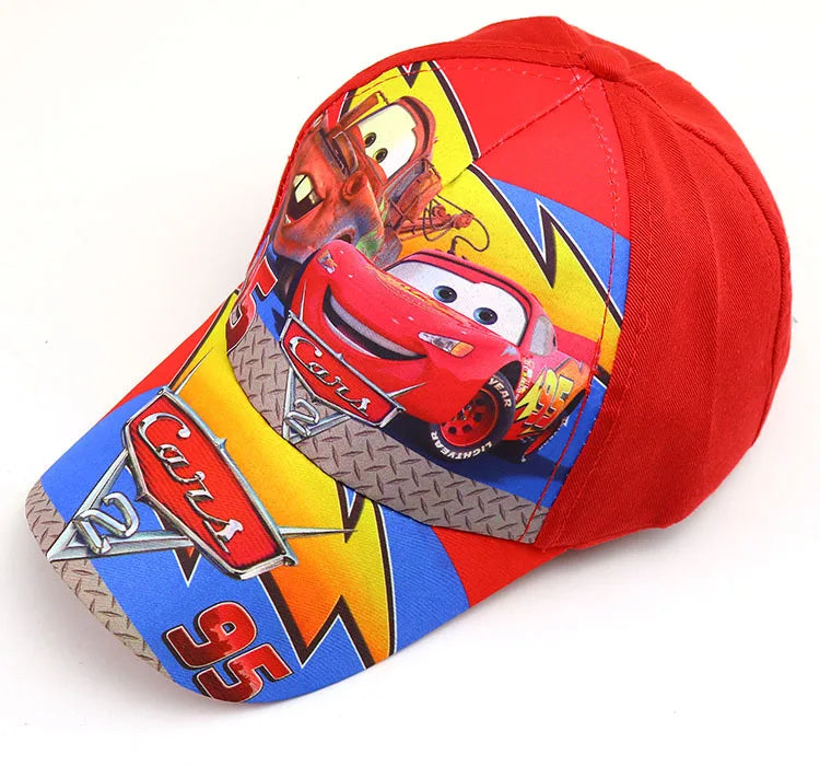 Disney Toy Story Cars Mickey Mouse Polycotton Baseball Cap Boy Girl Animation Figure Cartoon Printed Peaked Cap Birthday Gifts