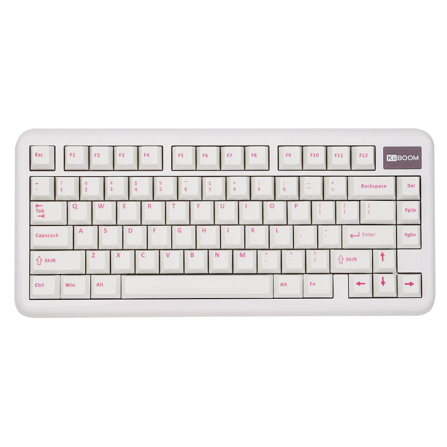 KiiBOOM Phantom81 Lite QMK/VIA 75% Hot-Swap Gasket Wired/BT/2.4GHz Wireless Mechanical Keyboard ABS Case+UV Tech RGB Backlights
