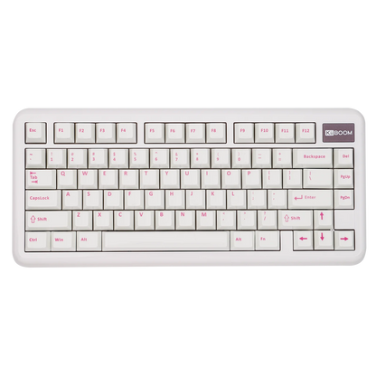 KiiBOOM Phantom81 Lite QMK/VIA 75% Hot-Swap Gasket Wired/BT/2.4GHz Wireless Mechanical Keyboard ABS Case+UV Tech RGB Backlights