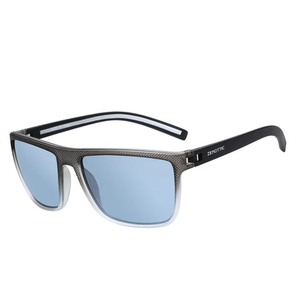ZENOTTIC Polarized Sunglasses for Men Shades Lightweight TR90 Frame UV400 Protection Square Outdoor Trave Driving Sun Glasses