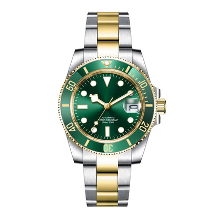 Customized Logo Men's Mechanical Automatic Wristwatch NH35 Movement 40mm Dial 100M Waterproof Sapphire Glass DIY Corgeut