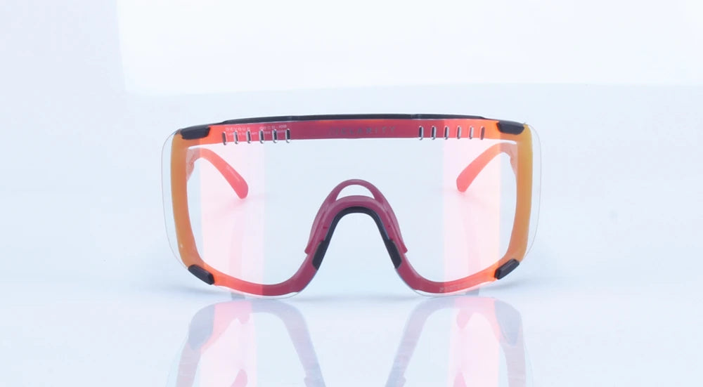 Original DEVOURS Photochromic Cycling Sunglasses Men women Sport Mountain Bike bicycle Glasses MTB Eyewear Discoloration