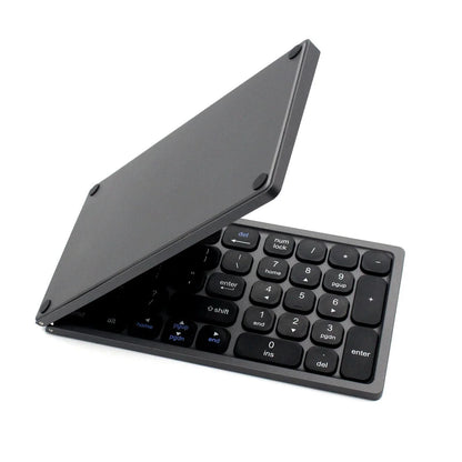 Jomaa Foldable Wireless Bluetooth Keyboard Lightweight Portable Bluetooth Folding Keyboard Available for Tablet Laptop PC iPad