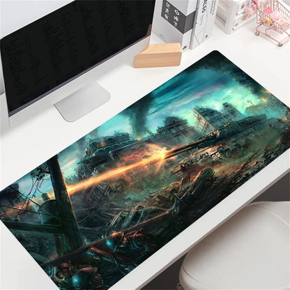 HD po meri World of Tanks velika igralna podloga za miško, velika velikost, anime podloga za miško, prilagojena za CS:GO, Zelda, World of Warcraft, podloge za mizo