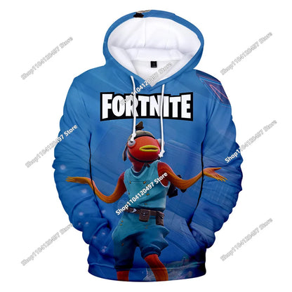 Hanorac cosplay Fortnite, hanorac unisex cu glugă imprimat 3D, jachetă casual, jachetă anime, jachetă kawaii, îmbrăcăminte pentru copii, cadouri