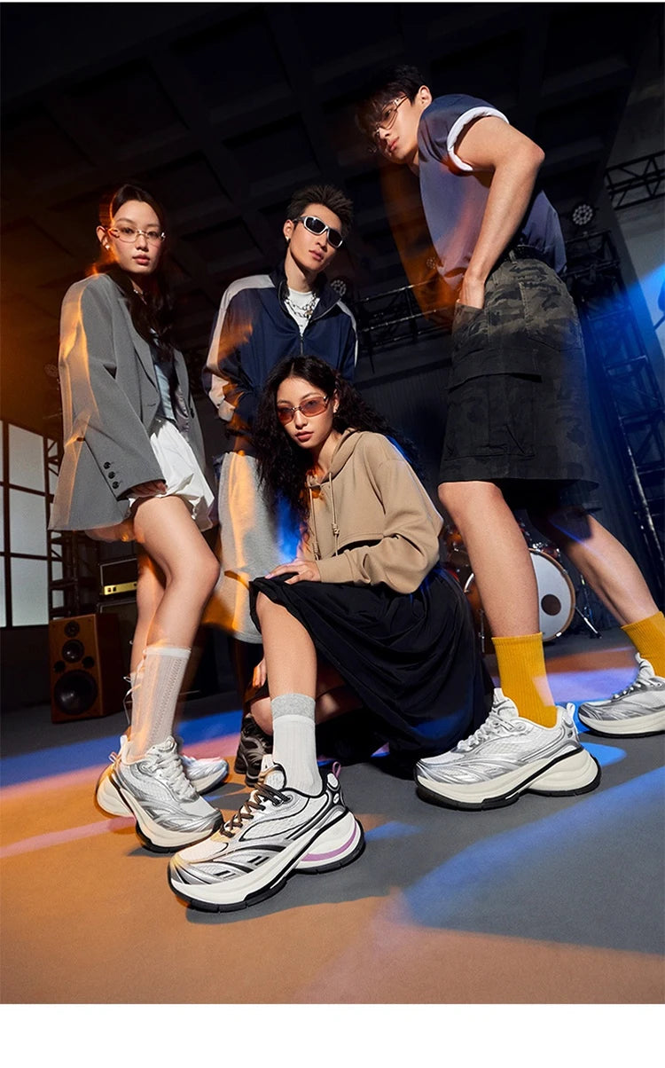 Xtep Basque 3 For Male Sneakers Retro Fashion Breathable  Luxury Height-Increasing Sports Shoes 2026 Spring 874219320001