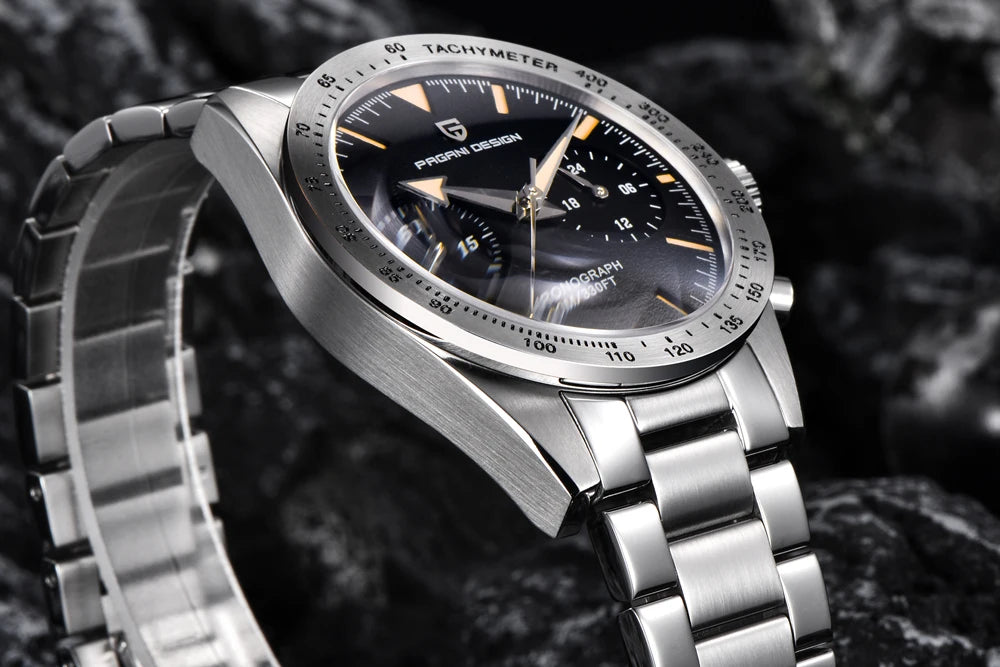 2026 New PAGANI DESIGN Retro Mens Watches Moon Quartz Watch For Men Speed Sports Chronograph AR Sapphire VK64 Clock Reloj Hombre