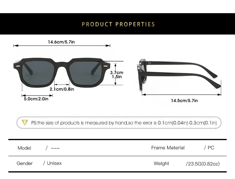 Men's Small Frame Sunglasses Can Customized Prescription Glasses Casual Blue Sunglasses For Travel And Driving